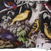 Coussin imprimé oiseaux sur branche 45 cm