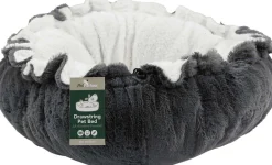 Coussin pour animaux avec lien de serrage 80 x 19 cm (Gris)