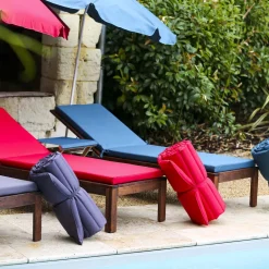 Coussin pour bain de soleil déhoussable Monte Carlo (Cèdre)
