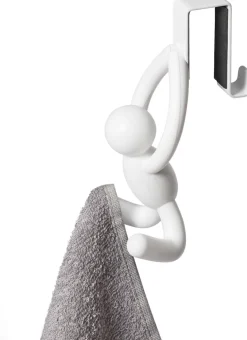Crochet dessus de placard Buddy (Lot de 2) (Blanc)