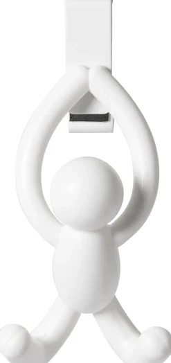 Crochet dessus de placard Buddy (Lot de 2) (Blanc)