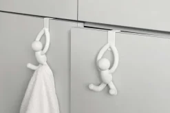 Crochet dessus de placard Buddy (Lot de 2) (Blanc)