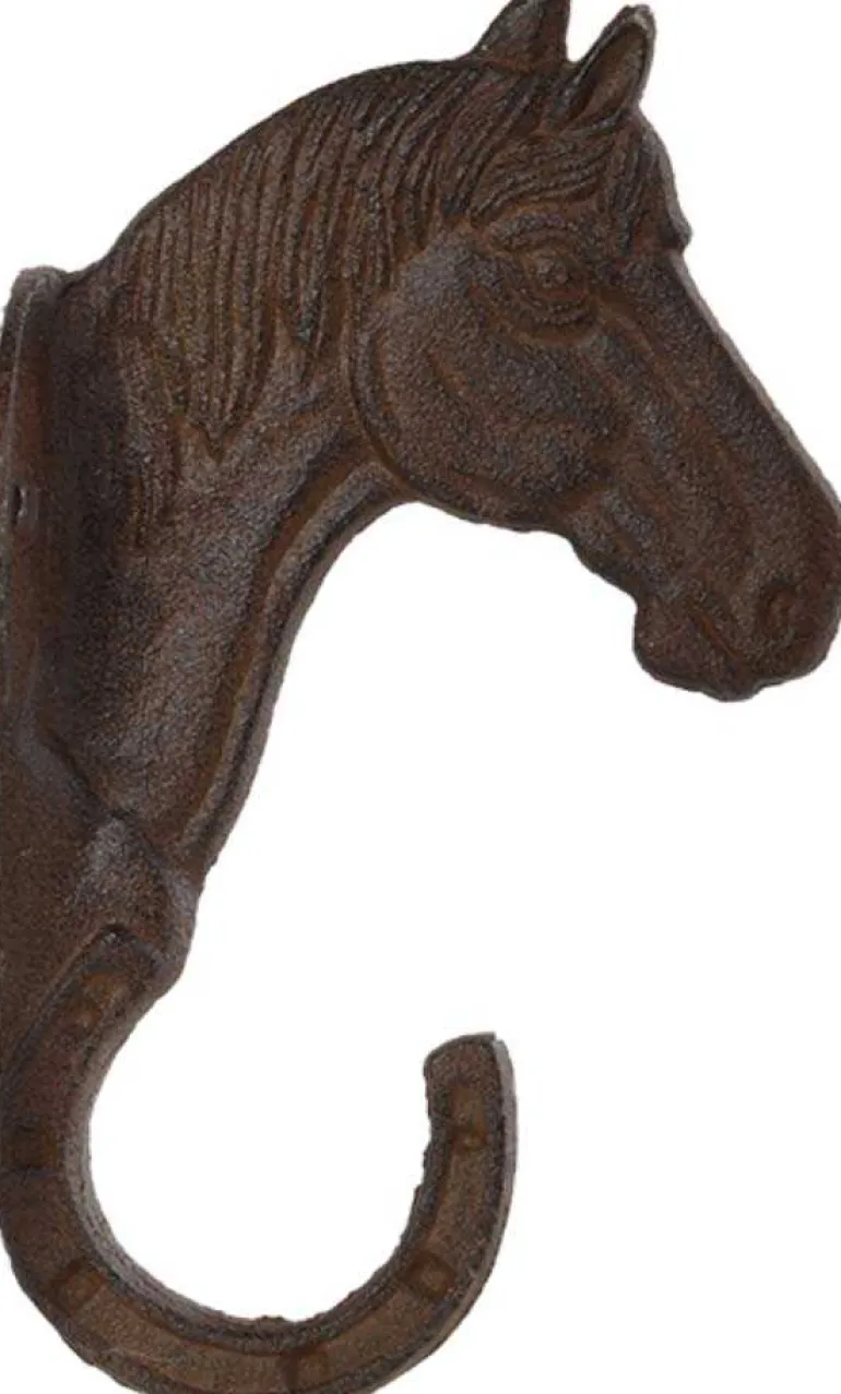 Crochet en fonte Cheval (Lot de 2)