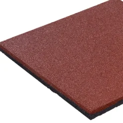 Dalle caoutchouc pour terrain de jeu Hicar (Rouge)