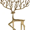 Décoration cerf doré 28 x 47 cm