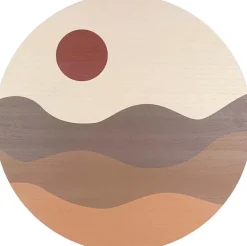 Décoration murale Wall art Sunset 40 cm (Sable)
