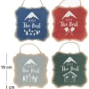 Décorations à suspendre Just the best (Lot de 4)