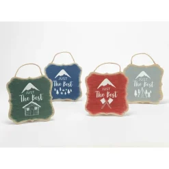 Décorations à suspendre Just the best (Lot de 4)