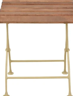 Desserte en bois et métal (Crème)