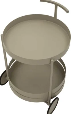 Desserte en métal Saturn 40 x 49.5 x 61 cm (Gris)