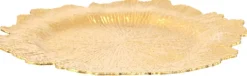 Dessous d'assiette en plastique doré Royal (Lot de 6)