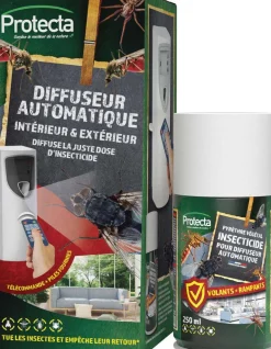 Diffuseur automatique avec insecticide volants-rampants 250 ml
