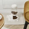 Distributeur d'eau et croquettes pour animaux