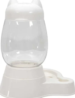 Distributeur d'eau et croquettes pour animaux