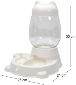 Distributeur d'eau et croquettes pour animaux