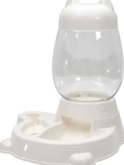 Distributeur d'eau et croquettes pour animaux