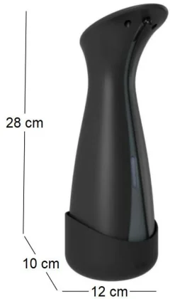 Distributeur de savon automatique avec support mural Otto (Noir)