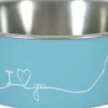 Ecuelle antidérapante bleue pour chiens Love dog (750 ml)