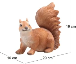 Ecureuil rigolo en résine (4 pattes)