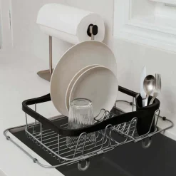 Egouttoir à vaisselle Sinkin (Chrome et noir)