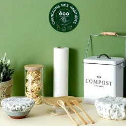 Emballage alimentaire en cire d'abeille Green attitude