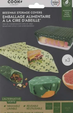 Emballage alimentaire en cire d'abeille Green attitude
