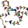 Embrase pour rideaux en tissu triangles colorés