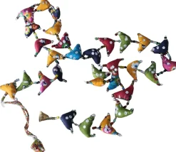 Embrase pour rideaux en tissu triangles colorés