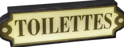 Enseigne lumineuse Toilettes 43 cm