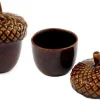 Ensemble de 2 pots de rangement en grès Gland
