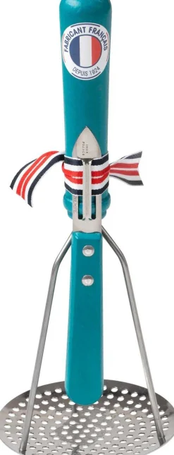 Ensemble presse purée et éplucheur (Bleu)