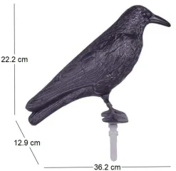 Epouvantail corbeau pour éloigner les pigeons