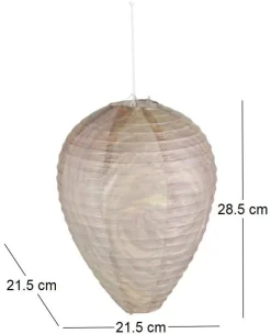 Epouvantail nid de guêpes factice