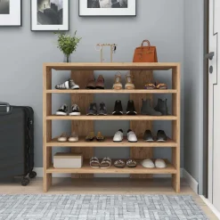 Etagère à chaussures en aggloméré Sargel
