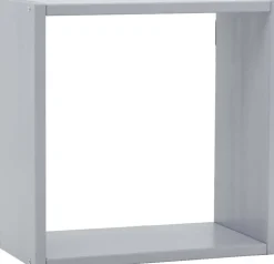 Etagère cube modulable en pin 32 x 32 x 17 cm (Gris)