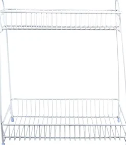 Etagère de cuisine en métal Tidy 30 x 20 x 34.5 cm (Blanc mat)