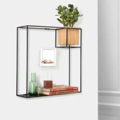 Etagère design avec jardinière (Grand modèle)