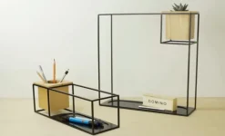 Etagère design avec jardinière (Grand modèle)