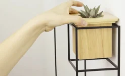 Etagère design avec jardinière (Grand modèle)