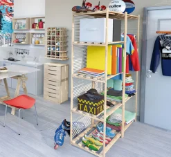 Etagère en kit profondeur 30 cm Natura (4 tablettes)