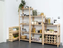 Etagère en kit profondeur 30 cm Natura (4 tablettes)