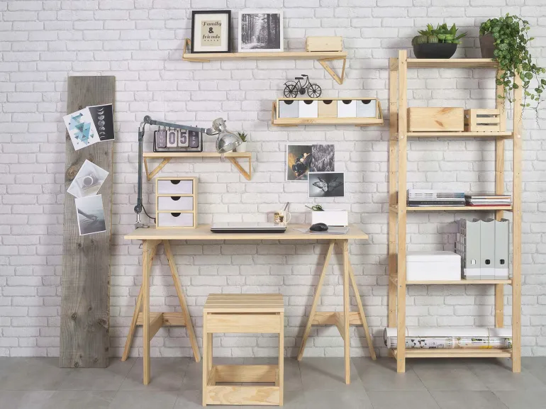 Etagère en kit profondeur 30 cm Natura (5 tablettes)
