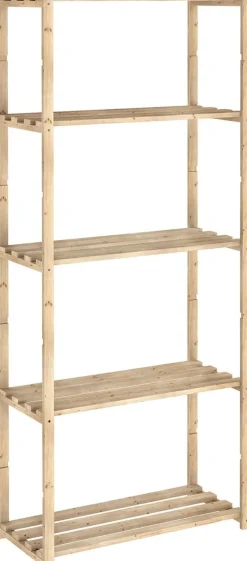 Etagère en kit profondeur 30 cm Natura (5 tablettes)