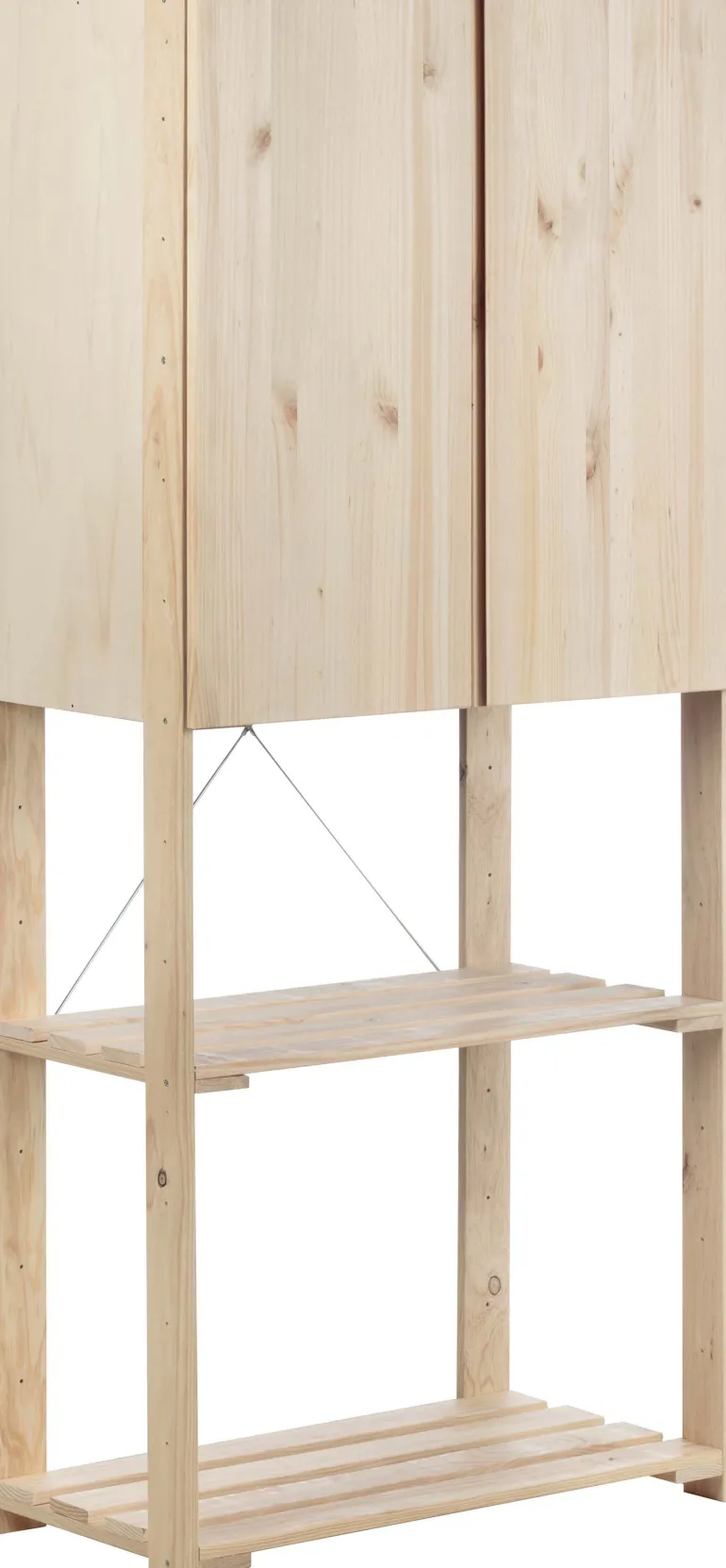 Etagère en pin massif Nova (76.5 x 38.5 x 174.5 cm)