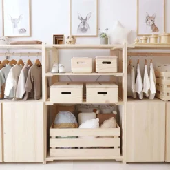 Etagère en pin massif Nova (76.5 x 38.5 x 110 cm)