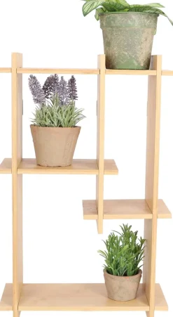 Etagère intérieure en bambou Nature (Verticale)