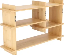 Etagère intérieure en bambou Nature (Horizontale)
