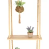 Etagère multifonction d'intérieur en bambou (Taille L)