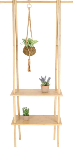 Etagère multifonction d'intérieur en bambou (Taille L)