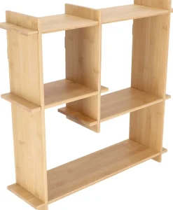 Etagère murale d'intérieur en bambou (Taille L)